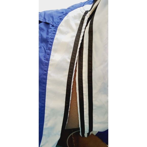 Adidas Blue Women's Windbreaker Size M 1990s Design Trefoil Style Logo - Picture 3 of 6